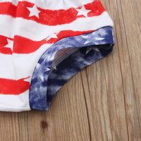Load image into Gallery viewer, Baby Toddler American Dude Or Baby Outfit Tank Top Match Stripe Shorts Set Wholesale 9063020

