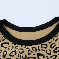 Load image into Gallery viewer, 2 Pieces Baby Leopard Print Bodysuit And Headband Wholesale 9360481
