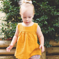 Load image into Gallery viewer, Baby Toddler Muslin Plain Tank Top Wholesale 884358
