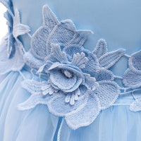 Load image into Gallery viewer, Kid Girl Princess Beaded Flower Mesh Cosplay Dress Wholesale 81883614

