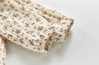 Load image into Gallery viewer, 2 Pieces Baby Girl Muslin Floral Bodysuit And Hat Wholesale 6172250
