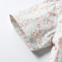 Load image into Gallery viewer, 2 Pieces Toddler Kid Boy Floral Bowtie Shirt And Suspender Shorts Set Wholesale 3061157
