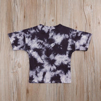 Load image into Gallery viewer, Two Pieces Kid Girl Tie Dye Set Crew Neck Tee And Shorts  Wholesale 019615
