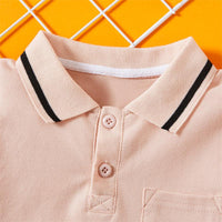 Load image into Gallery viewer, Kid Boy Hit Color Pocket Polo Shirt Wholesale 4943702
