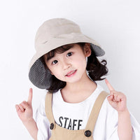 Load image into Gallery viewer, 3 Pieces Kid Girl Solid Color Bucket Hat Wholesale 09691142
