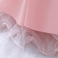 Load image into Gallery viewer, Little Girl Bow Front Mesh Princess Dress Wholesale 85161274
