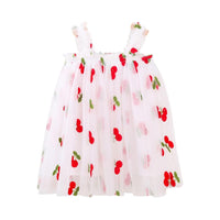 Load image into Gallery viewer, Little Girl Embroidery Daisy Flower Mesh Cami Dress  Wholesale 0056747
