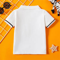 Load image into Gallery viewer, Kid Boy Color Blocking Polo Shirt Wholesale 6598704
