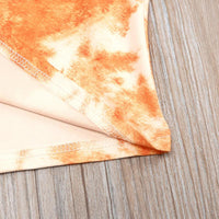 Load image into Gallery viewer, Two Pieces Kid Girl Tie Dye Set Crew Neck Tee And Shorts  Wholesale 019615
