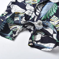 Load image into Gallery viewer, Baby Tropical Print Bow Romper Wholesale 1995059
