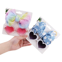 Load image into Gallery viewer, Little Girl Love Heart Frame Sunglasses And Headband Wholesale 8955052
