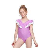 Load image into Gallery viewer, Kid Girl Bow Decor One Piece Swimsuit Wholesale 9753496
