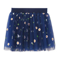 Load image into Gallery viewer, Kid Girl Embroidery Daisy Flower Mesh Skirt  Wholesale 9111746
