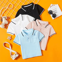 Load image into Gallery viewer, Kid Boy Hit Color Pocket Polo Shirt Wholesale 4943702
