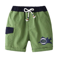 Load image into Gallery viewer, Kid Boy Beware Bite Shark Casual Shorts Wholesale 4593645
