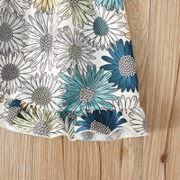 Load image into Gallery viewer, Baby Toddler Girl V-neck Floral Print Tank Dress  Wholesale 9885025
