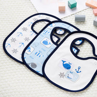 Load image into Gallery viewer, 3 Packs Baby Animal Pattern Bib Wholesale 47102867
