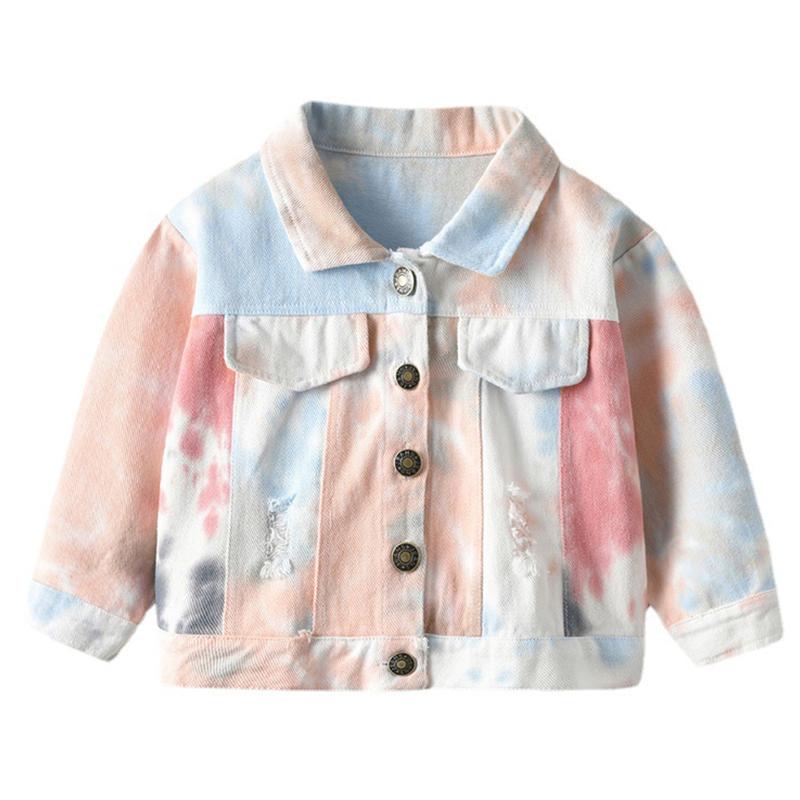 Toddler Boy And Girl Ripped Plain Jacket Wholesale 2320198