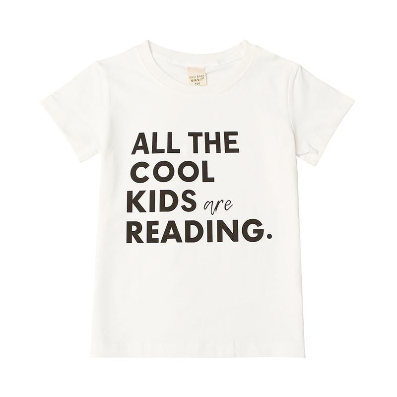 All The Cool Kids Are Reading T-Shirt For Baby Kid  Wholesale 9584589