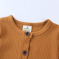 Load image into Gallery viewer, Baby Ribbed Plain Basic Romper Wholesale 512188
