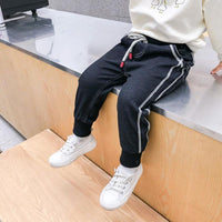 Load image into Gallery viewer, Kid Boy Drawstring Denim Pants Wholesale 10371504
