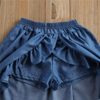 Load image into Gallery viewer, Two Pieces Girl Embroidered Off Shoulder Top &amp; Hi-lo Hem Skirt Set Wholesale 8354566
