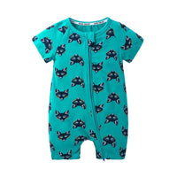 Load image into Gallery viewer, Baby Girl Plant Flower Print Romper wholesale 125470
