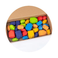 Load image into Gallery viewer, 30 Pcs Colorful Wooden Stacking Rock Toy Wholesale 4597430

