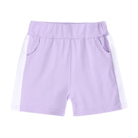 Load image into Gallery viewer, 2 Pieces Kid Colorblock Set Raglan Sleeve Tee With Shorts Wholesale 5482068
