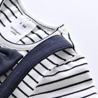 Load image into Gallery viewer, Baby Girl Bowtie Stripe Bodysuit Wholesale 5466283
