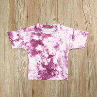 Load image into Gallery viewer, Two Pieces Kid Girl Tie Dye Set Crew Neck Tee And Shorts  Wholesale 019615
