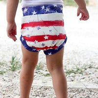 Load image into Gallery viewer, Baby Toddler American Dude Or Baby Outfit Tank Top Match Stripe Shorts Set Wholesale 9063020
