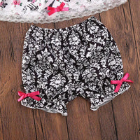 Load image into Gallery viewer, Two-Piece Little Girl Set Flower Tower Pattern Halter Neck Neck Top And Shorts  Wholesale 0700560
