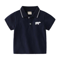 Load image into Gallery viewer, Sumer Animal Print Kid Boy Polo Shirt Wholesale 4697638
