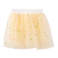 Load image into Gallery viewer, Kid Girl Embroidery Daisy Flower Mesh Skirt  Wholesale 9111746
