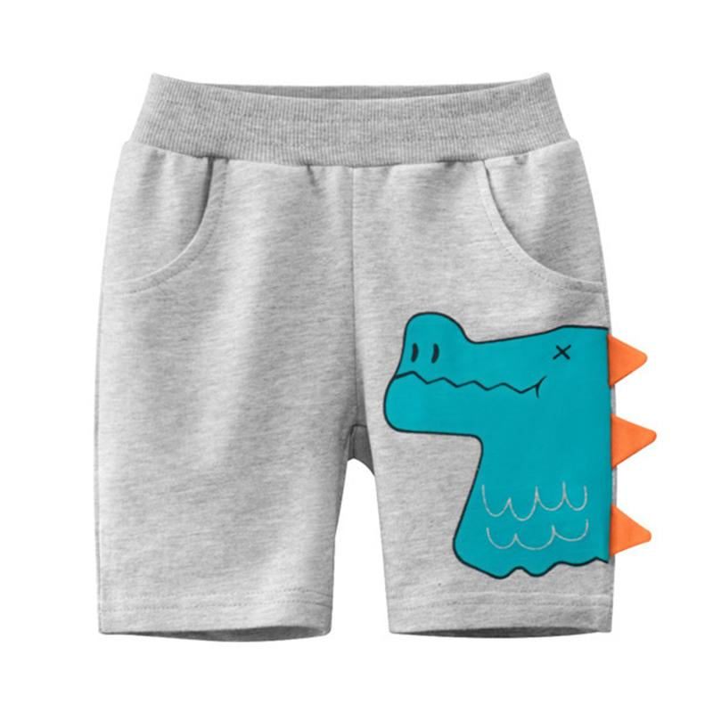 Cartoon Dinosaur Pattern Shorts For Boys Wholesale 10801495