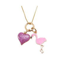 Load image into Gallery viewer, Girl Flamingo Pendant Necklace Wholesale 67171544

