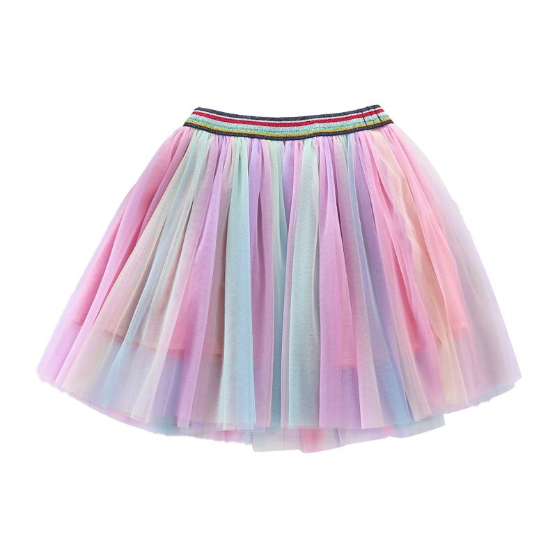 Kid Girl Rainbow Gradient Tutu Skirt Wholesale 5301739