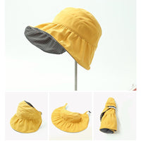 Load image into Gallery viewer, 3 Pieces Kid Girl Solid Color Bucket Hat Wholesale 09691142
