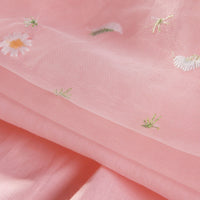 Load image into Gallery viewer, Little Girl Embroidery Daisy Flower Mesh Cami Dress  Wholesale 0056747
