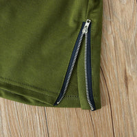 Load image into Gallery viewer, 2-Piece Little Boy Solid Color Set Hooded Top And Pants  Wholesale 4385027
