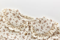 Load image into Gallery viewer, 2 Pieces Baby Girl Muslin Floral Bodysuit And Hat Wholesale 6172250
