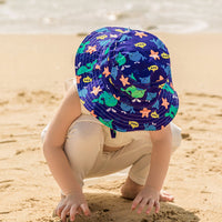 Load image into Gallery viewer, Kid Crab Fish Starfish Print Bucket Hat Wholesale 09011390
