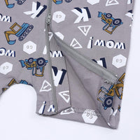 Load image into Gallery viewer, Baby Boy Zipper Dinosaur Print Romper Wholesale 375114
