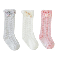 Load image into Gallery viewer, 3-Pack Baby Kid Mesh Socks Summer Cartoon Pattern Wholesale 31081397
