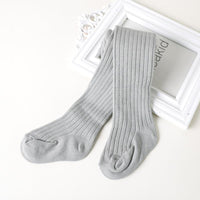 Load image into Gallery viewer, Baby Kid Girl Solid Color Ribbed Tights Wholesale 00851318
