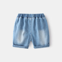 Load image into Gallery viewer, Solid Color Pocket Front Denim Short For Boys Wholesale 9772657
