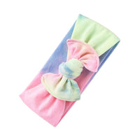 Load image into Gallery viewer, 5 Pcs Baby Bow Decor Tie Dye Headbands Wholesale 7962576
