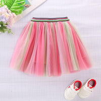 Load image into Gallery viewer, Kid Girl Rainbow Gradient Tutu Skirt Wholesale 5301739
