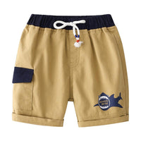 Load image into Gallery viewer, Kid Boy Beware Bite Shark Casual Shorts Wholesale 4593645
